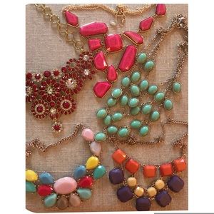 Bib necklace jewelry lot